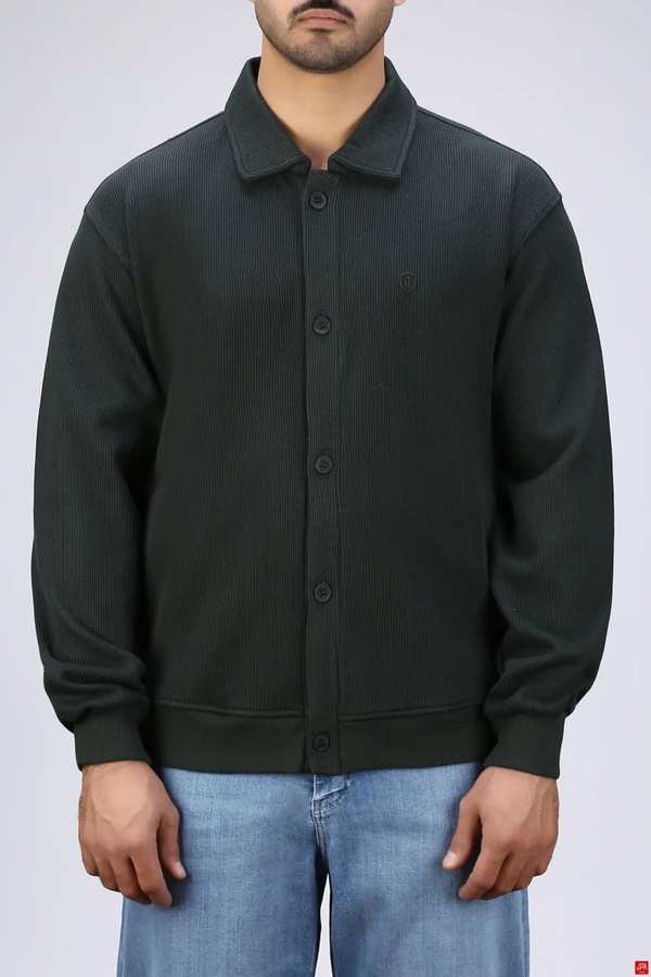 سویشرت مردانه سبز تیره جی پی ای JPA کد 04158