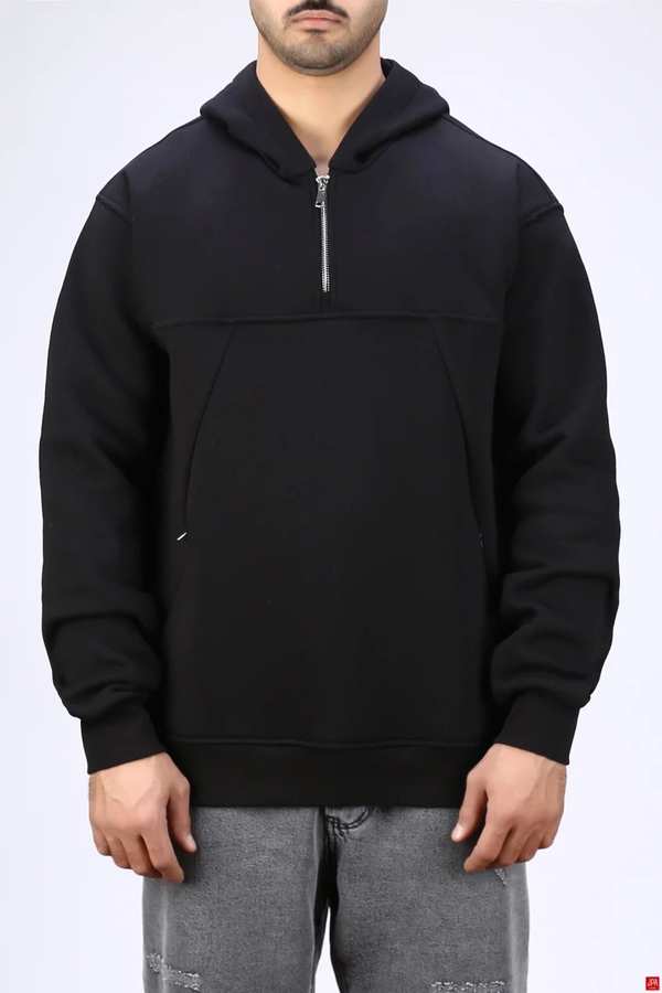 هودی مردانه دورس مشکی جی پی ای JPA کد 04183