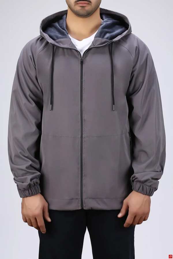 کاپشن مردانه طوسی تیره جی پی ای JPA کد 04170