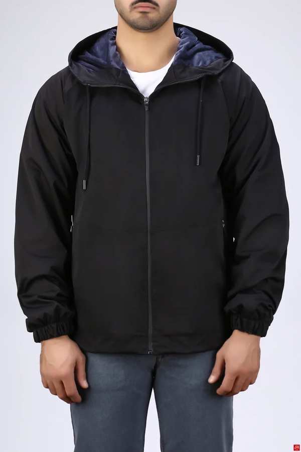 کاپشن مردانه مشکی جی پی ای JPA کد 04170