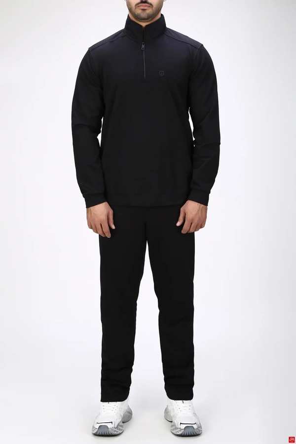 ست بلوز و شلوار مردانه اسپرت رگولار مشکی جی پی ای JPA کد 04133