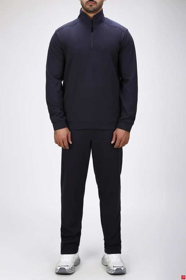 ست بلوز و شلوار مردانه اسپرت رگولار زغالی جی پی ای JPA کد 04133