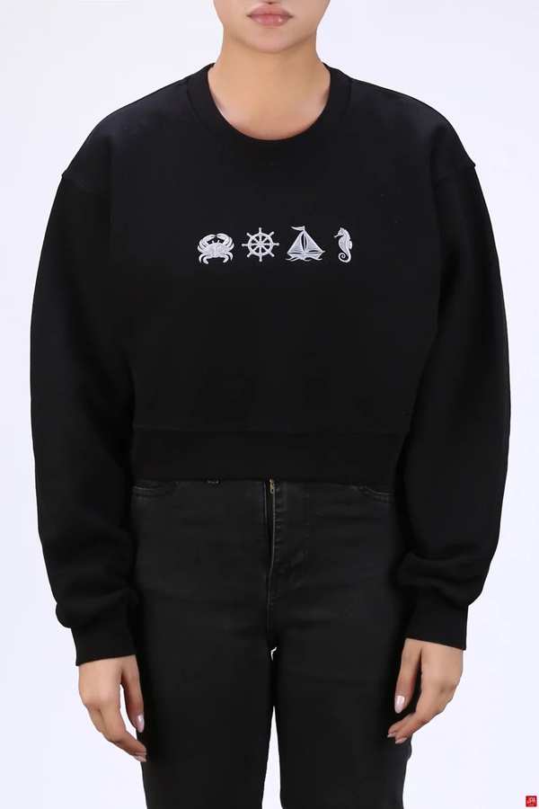 بلوز زنانه دورس مشکی جی پی ای JPA کد 04138