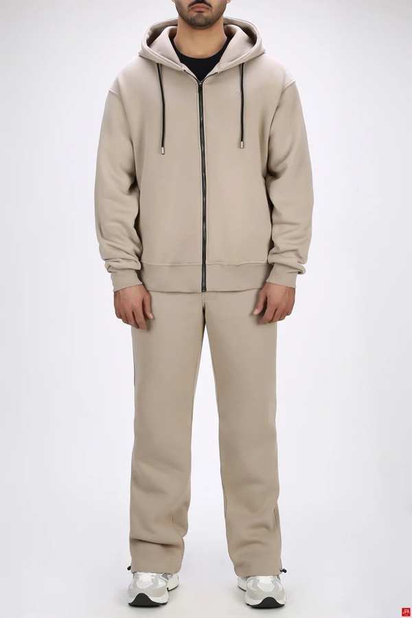 ست سویشرت و شلوار مردانه دورس نسکافه ای جی پی ای JPA کد 04189