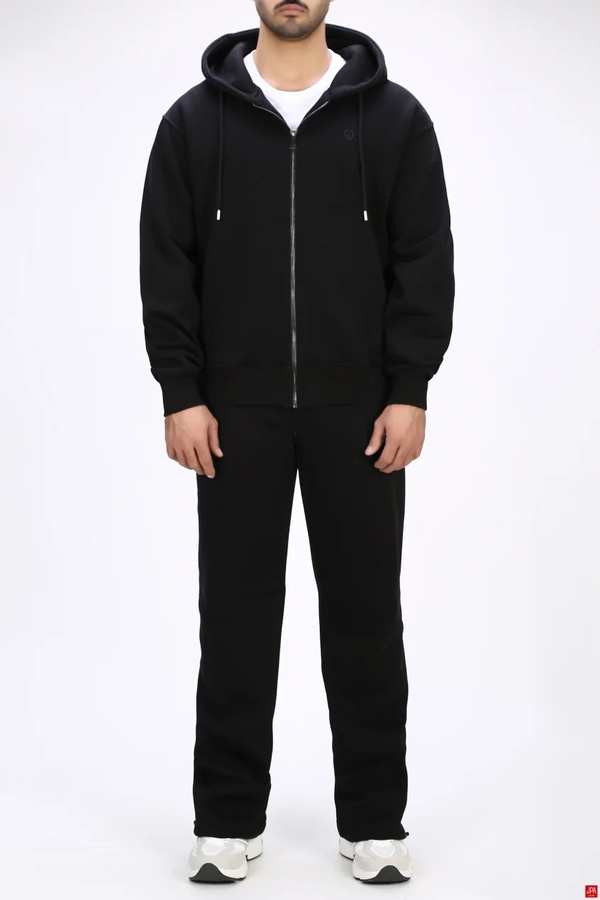 ست سویشرت و شلوار مردانه دورس مشکی جی پی ای JPA کد 04189