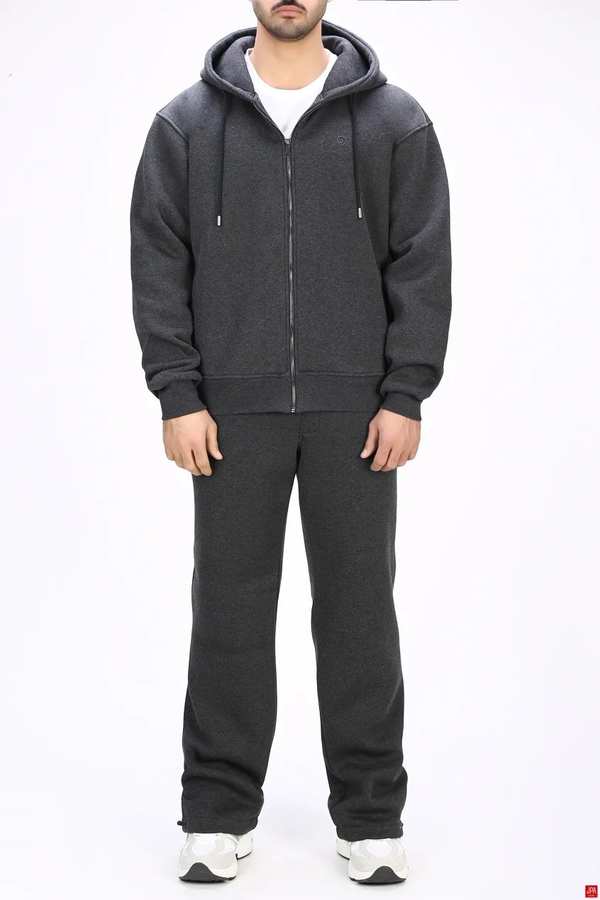 ست سویشرت و شلوار مردانه دورس ملانژ تیره جی پی ای JPA کد 04189