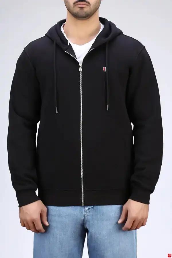 سویشرت مردانه دورس کلاهدار ساده رگولار جی پی ای JPA کد 04209