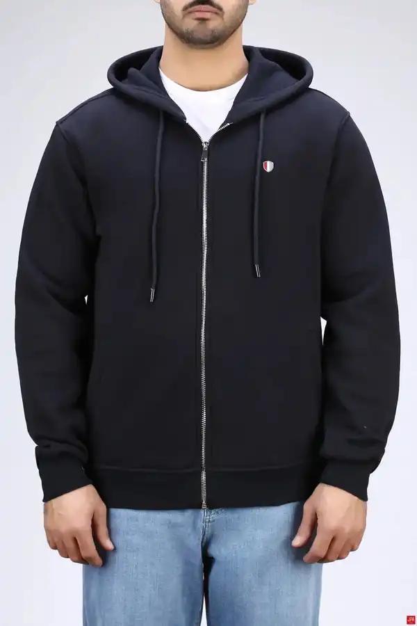 سویشرت مردانه دورس کلاهدار ساده رگولار جی پی ای JPA کد 04209