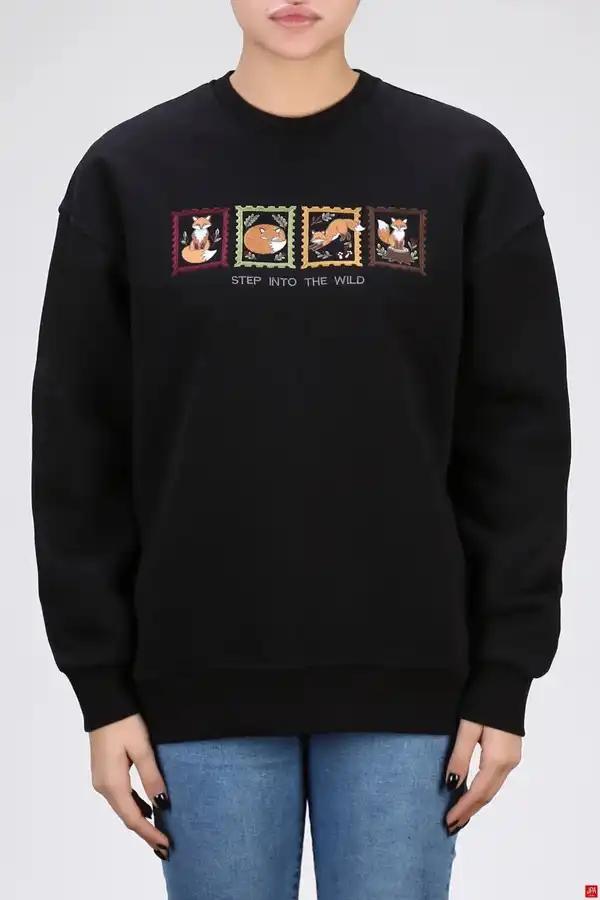 بلوز زنانه دورس یقه گرد گلدوزی رگولار جی پی ای JPA کد 04206