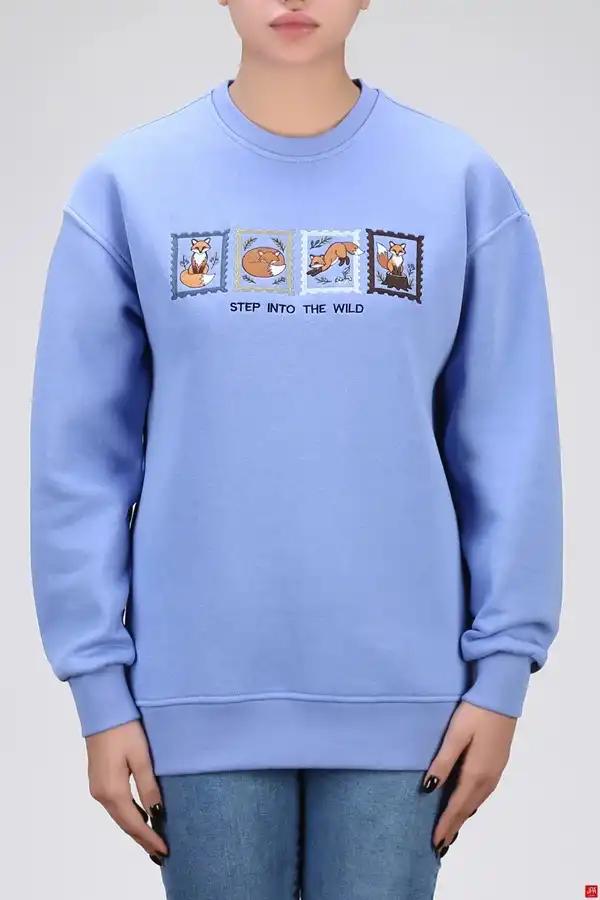 بلوز زنانه دورس یقه گرد گلدوزی رگولار جی پی ای JPA کد 04206