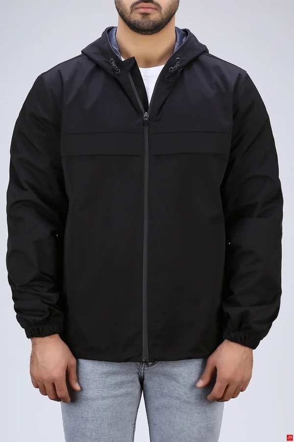 کاپشن مردانه کلاهدار تمام زیپ رگولار جی پی ای JPA کد - 04169