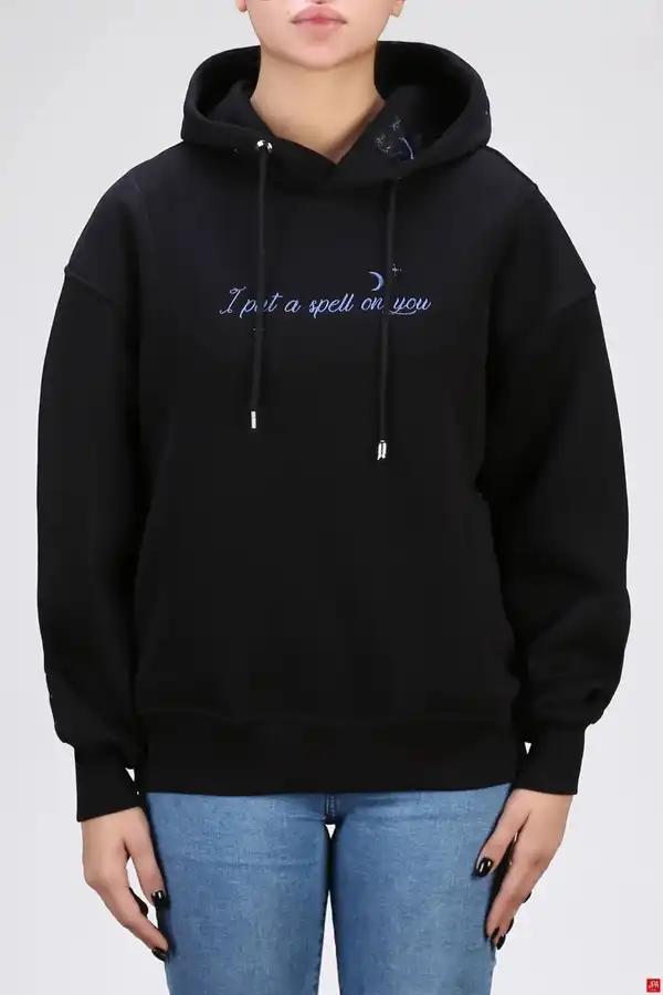 هودی زنانه دورس کلاهدار گلدوزی جی پی ای JPA کد 04205