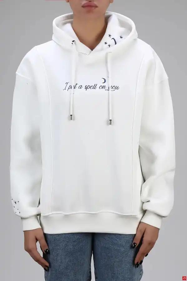 هودی زنانه دورس کلاهدار گلدوزی جی پی ای JPA کد 04205