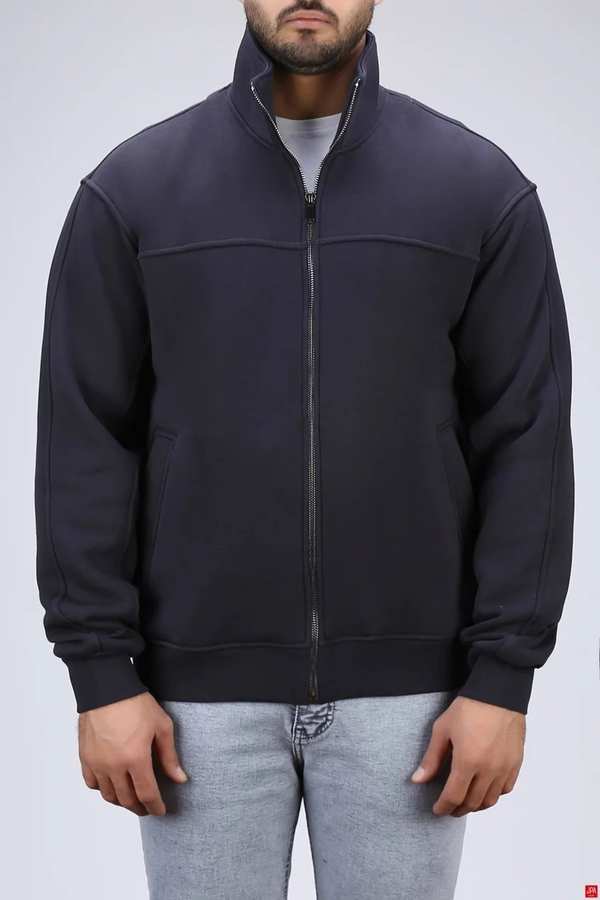 سویشرت مردانه دورس یقه دار ساده رگولار جی پی ای JPA کد 04193