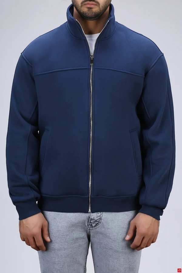 سویشرت مردانه دورس یقه دار ساده رگولار جی پی ای JPA کد 04193