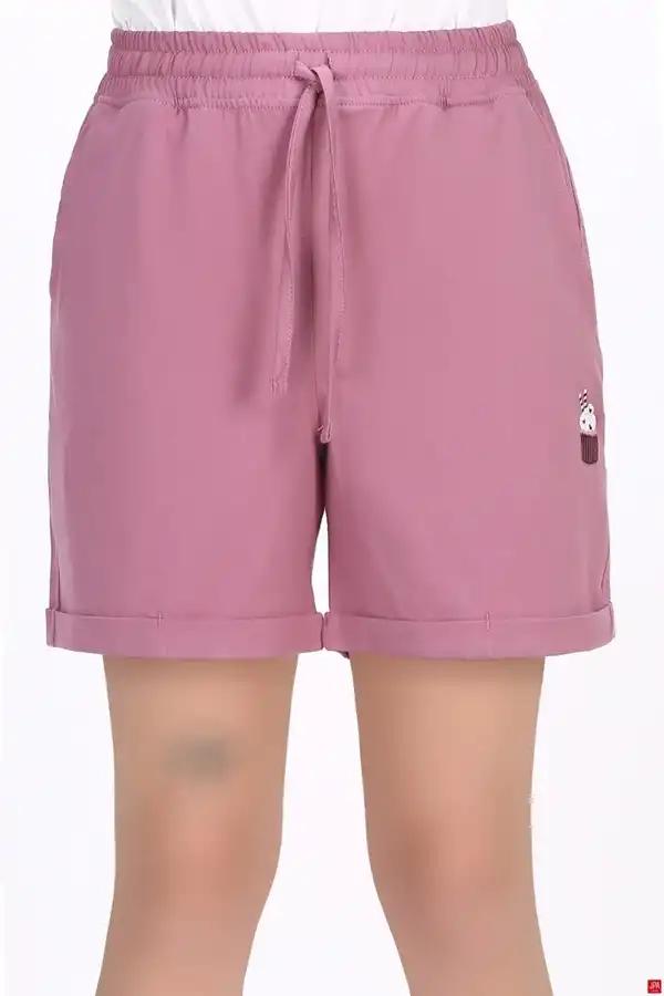 شلوارک زنانه راحتی گلدوزی رگولار جی پی ای JPA کد - 04265