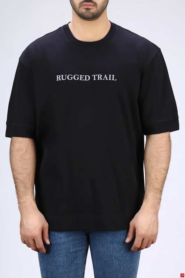 تیشرت مردانه یقه گرد چاپی جی پی ای JPA کد - 04283