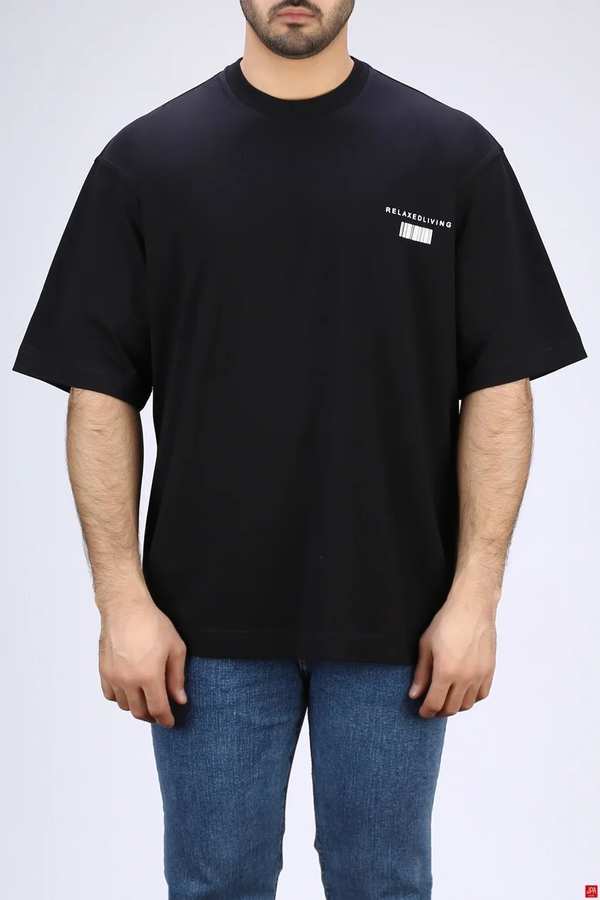 تیشرت مردانه یقه گرد چاپی جی پی ای JPA کد - 04326