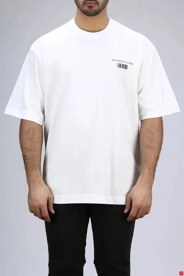 تیشرت مردانه یقه گرد چاپی جی پی ای JPA کد - 04326