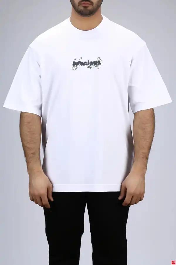 تیشرت مردانه یقه گرد چاپی جی پی ای JPA کد - 04327