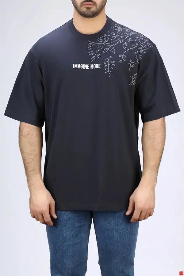 تیشرت مردانه یقه گرد چاپی جی پی ای JPA کد - 04329