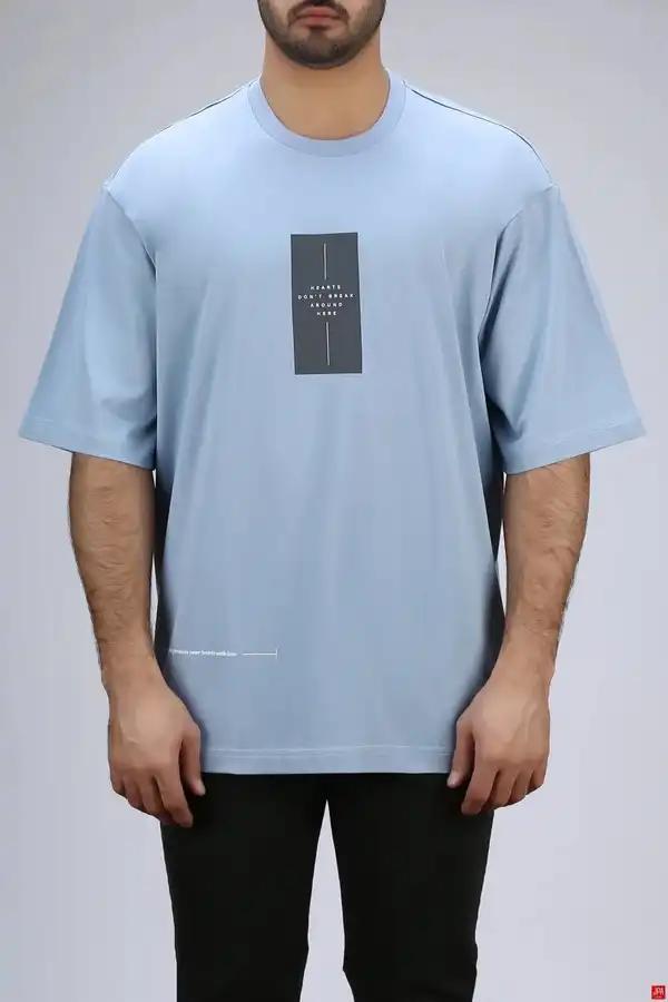 تیشرت مردانه یقه گرد چاپی جی پی ای JPA کد - 04333