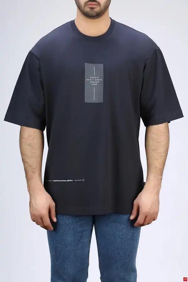 تیشرت مردانه یقه گرد چاپی جی پی ای JPA کد - 04333