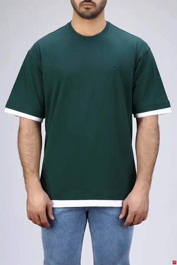 تیشرت مردانه یقه گرد چاپی رگولار جی پی ای JPA کد - 04335