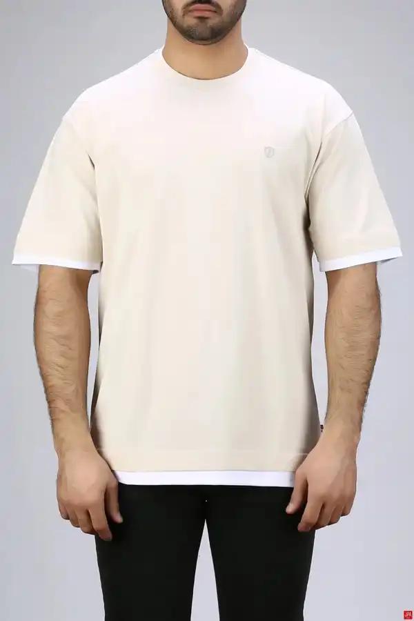 تیشرت مردانه یقه گرد چاپی رگولار جی پی ای JPA کد - 04335