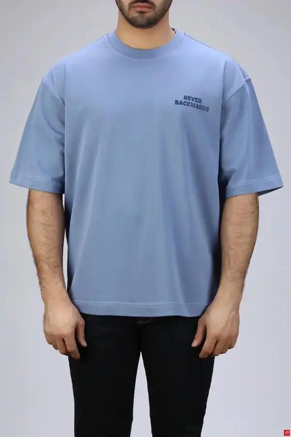 تیشرت مردانه یقه گرد چاپی باکس ( کوتاه ) جی پی ای JPA کد - 04339