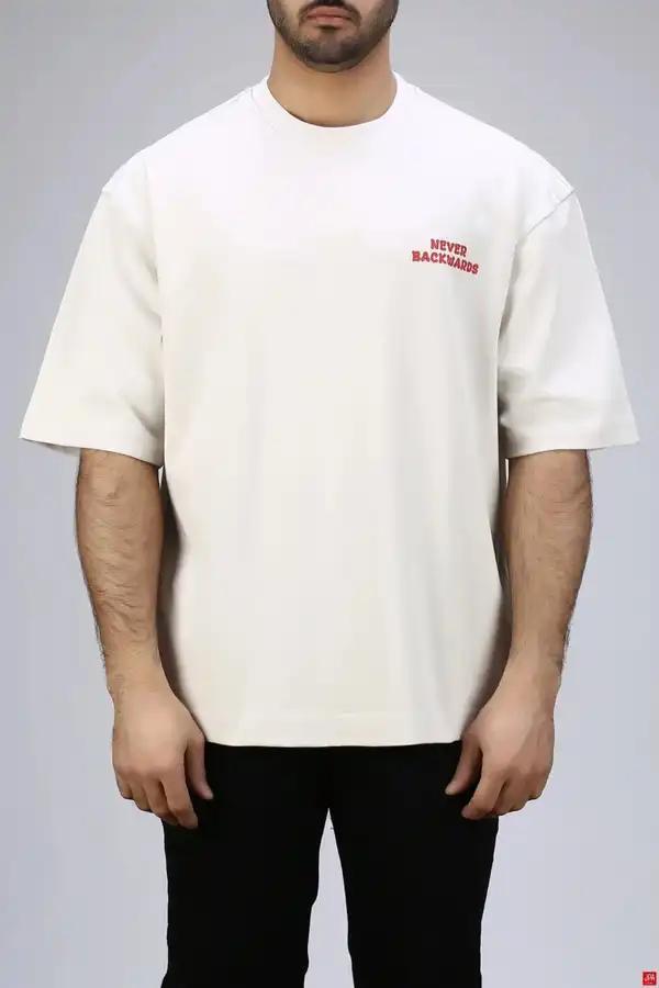 تیشرت مردانه یقه گرد چاپی باکس ( کوتاه ) جی پی ای JPA کد - 04339