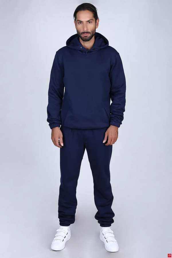 ست هودی و شلوار مردانه سرمه ای جی پی ای JPA کد 02042