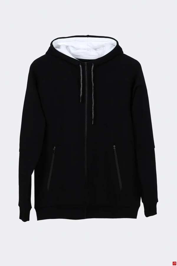 سویشرت مردانه مشکی جی پی ای JPA کد 02062