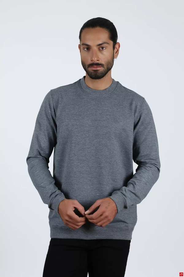 بلوز مردانه ملانژ تیره جی پی ای JPA کد 02087