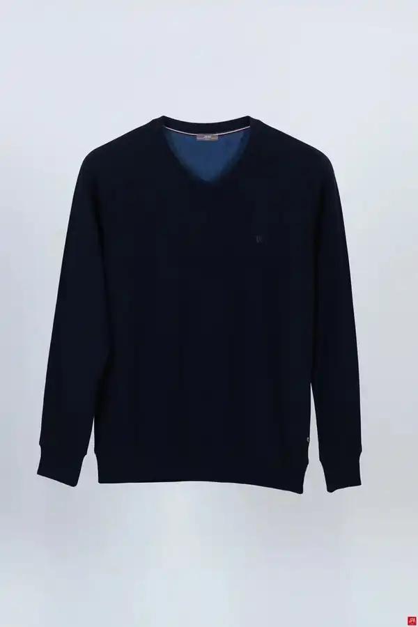 بلوز مردانه سرمه ای جی پی ای JPA کد 02056