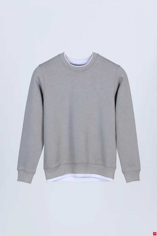 بلوز مردانه طوسی روشن جی پی ای JPA کد 02048