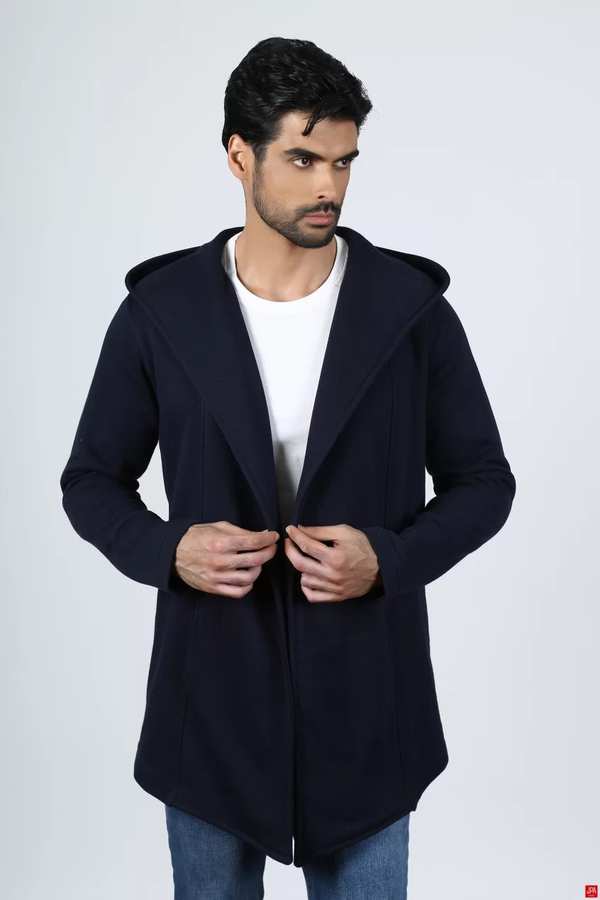 سویشرت مردانه سرمه ای جی پی ای JPA کد 02047