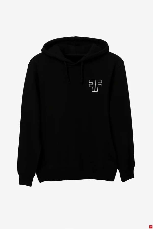 هودی مردانه دورس کلاهدار مشکی جی پی ای JPA کد 02106