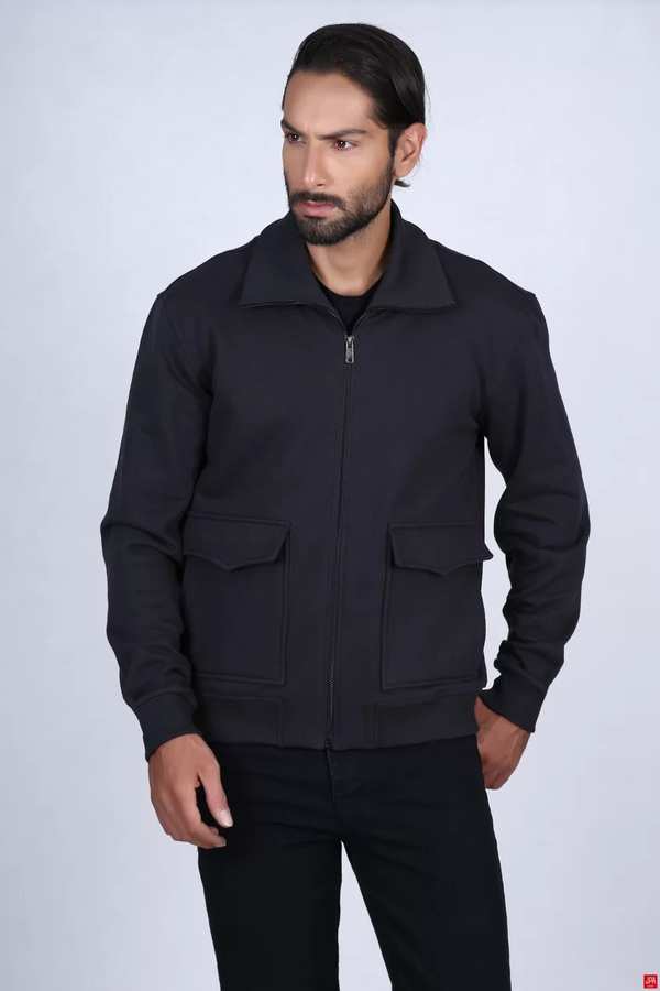 سویشرت مردانه سرمه ای جی پی ای JPA کد 02101