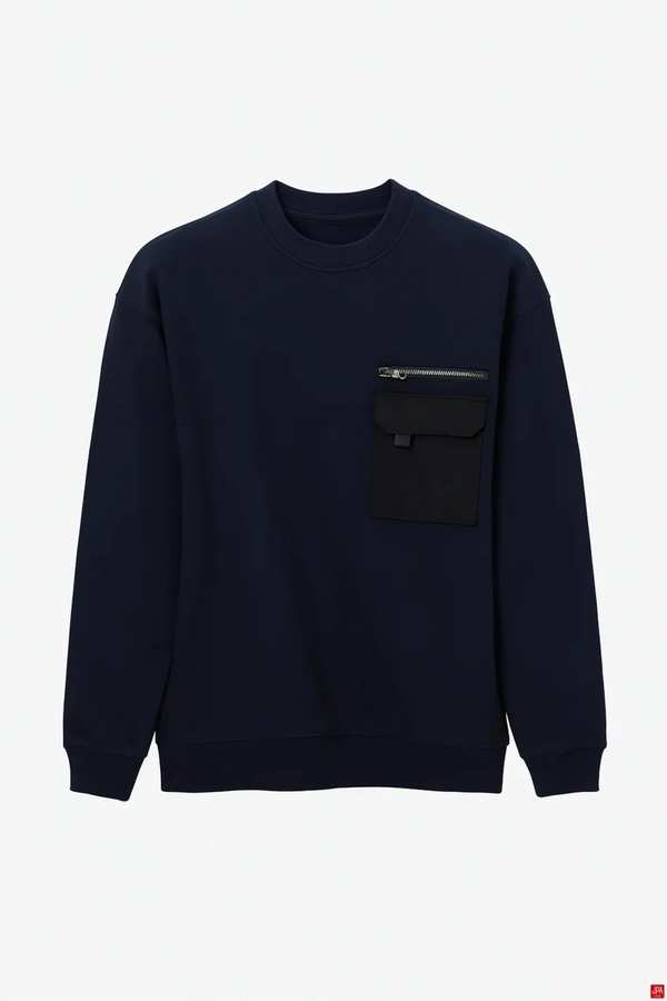 بلوز مردانه سرمه ای جی پی ای JPA کد 02132