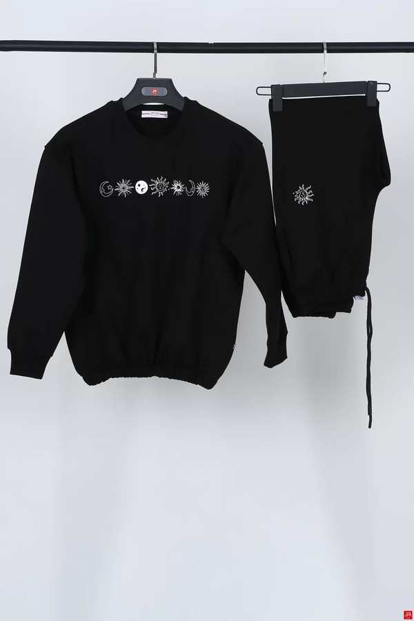 ست بلوز و شلوار زنانه مشکی جی پی ای JPA کد 02161