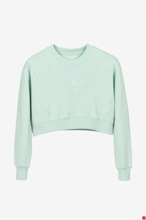 بلوز زنانه سبز روشن جی پی ای JPA کد 02178