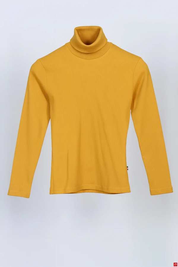 بلوز زنانه یقه اسکی خردلی جی پی ای JPA کد 02221