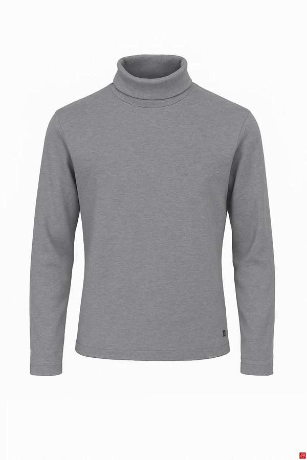 بلوز زنانه یقه اسکی ملانژ روشن جی پی ای JPA کد 02221