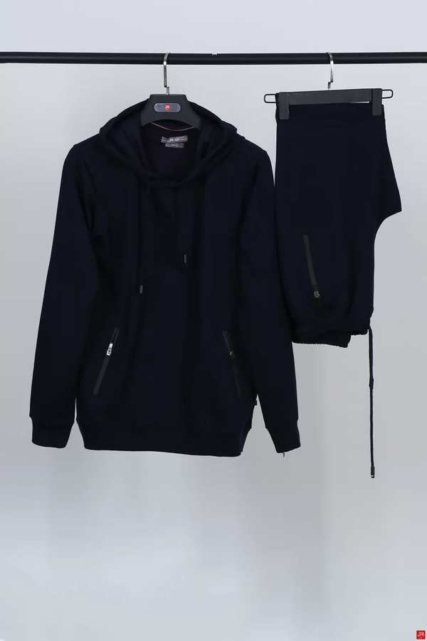 ست هودی و شلوار مردانه سرمه ای جی پی ای JPA کد 02164