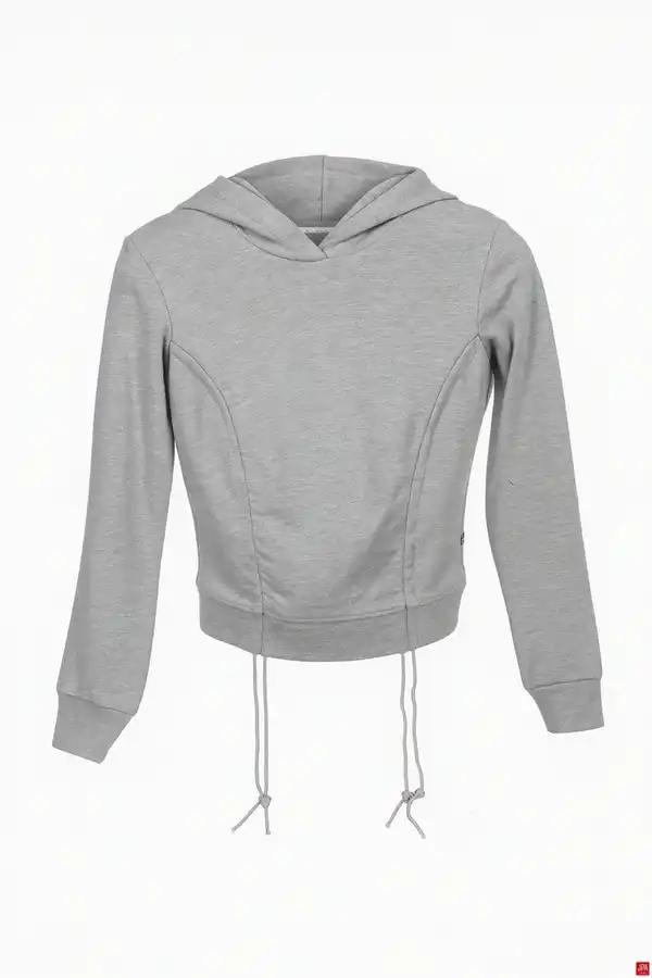 هودی زنانه کلاهدار اسلیم ملانژ روشن جی پی ای JPA کد 02111