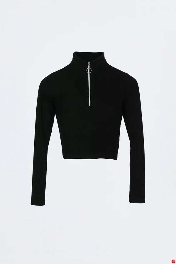 بلوز زنانه مشکی جی پی ای JPA کد 02143