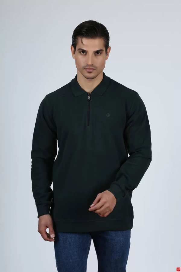 بلوز مردانه سبز تیره جی پی ای JPA کد 02153