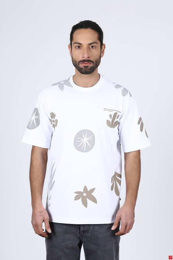 تی شرت مردانه سفید جی پی ای JPA کد 02285