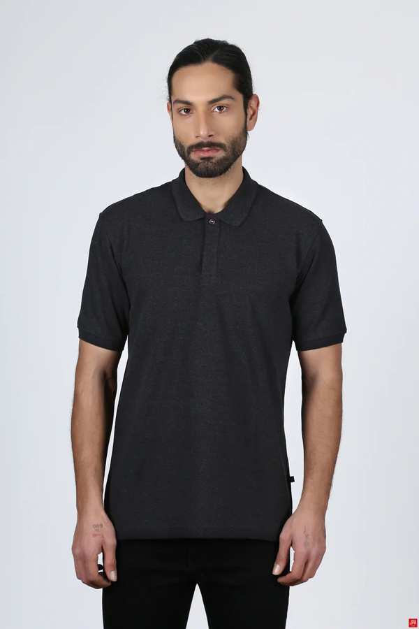 پولوشرت مردانه مشکی جی پی ای JPA کد 02299